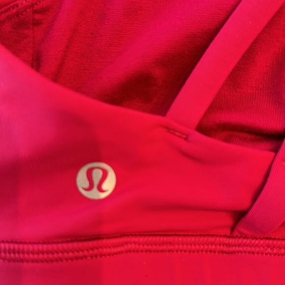 Lululemon Sports Bra - Size 4 - Raspberry Color - Picture 3 of 4